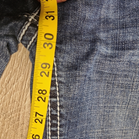 Rock and Roll Cowgirl Jeans 29 x 32 Skinny Jean Rhinestone - Picture 5 of 9